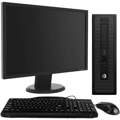 HP ProDesk Core i5 6th Gen Complete Desktop Full Set (8GB RAM, 256GB Fast SSD, 19" Monitor, Windows 11 Pro)