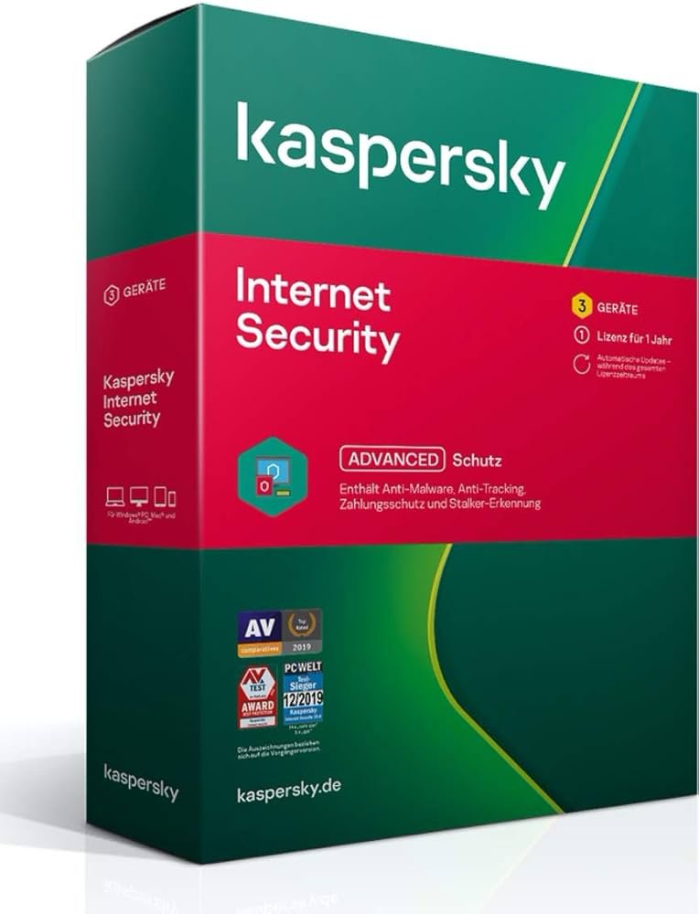 Kaspersky Internet Security – 1 Device (1 Year License)
